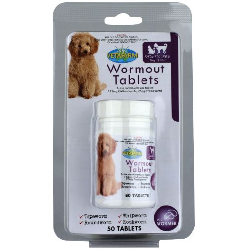 Wormout (Vetafarm): Effective Dog Dewormer / Cat Dewormer