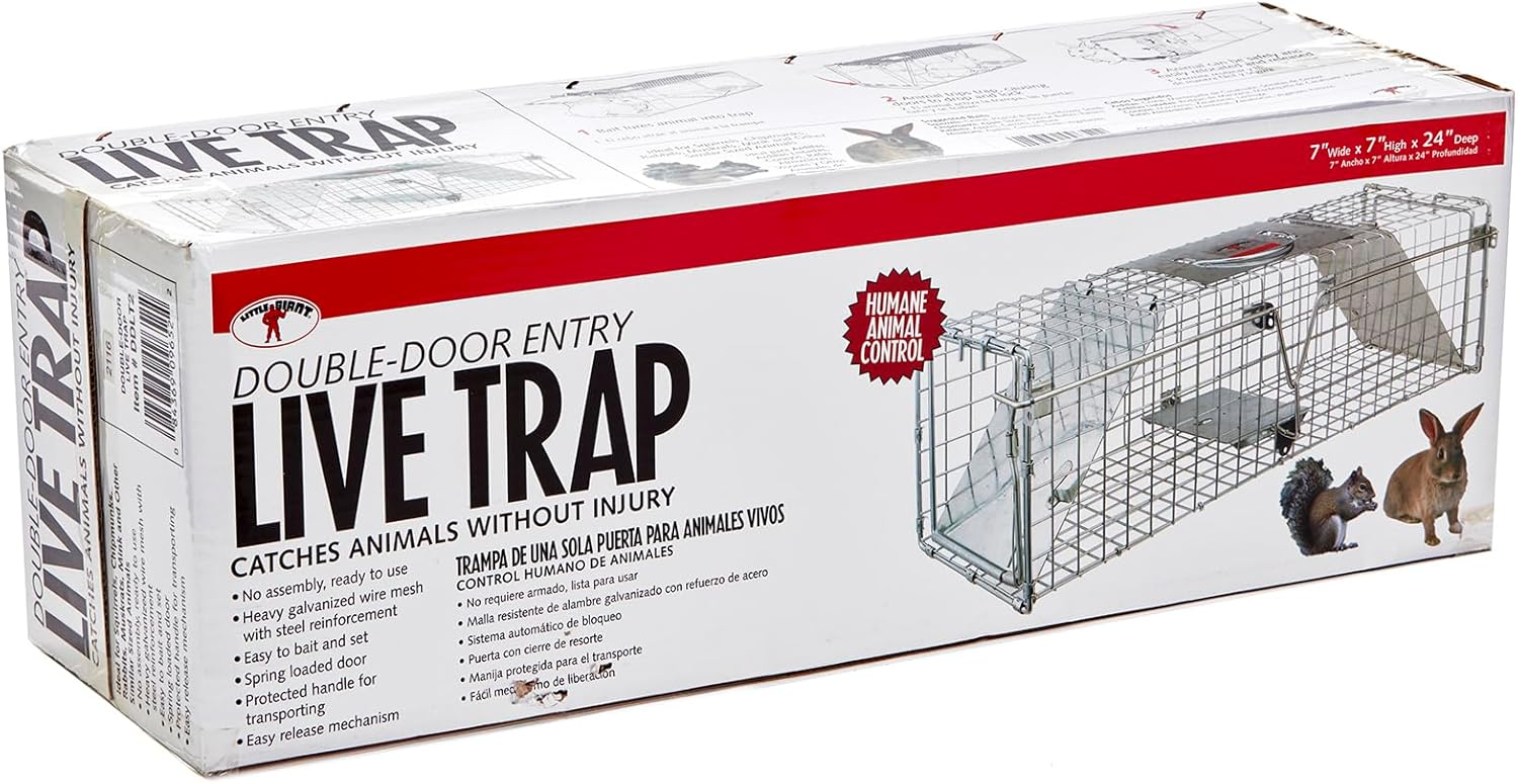 ★★ANIMAL TRAP★デッドストック未使用品×12★★ Robust marten live trap (66x26x23cm) made of metal - With carrying
