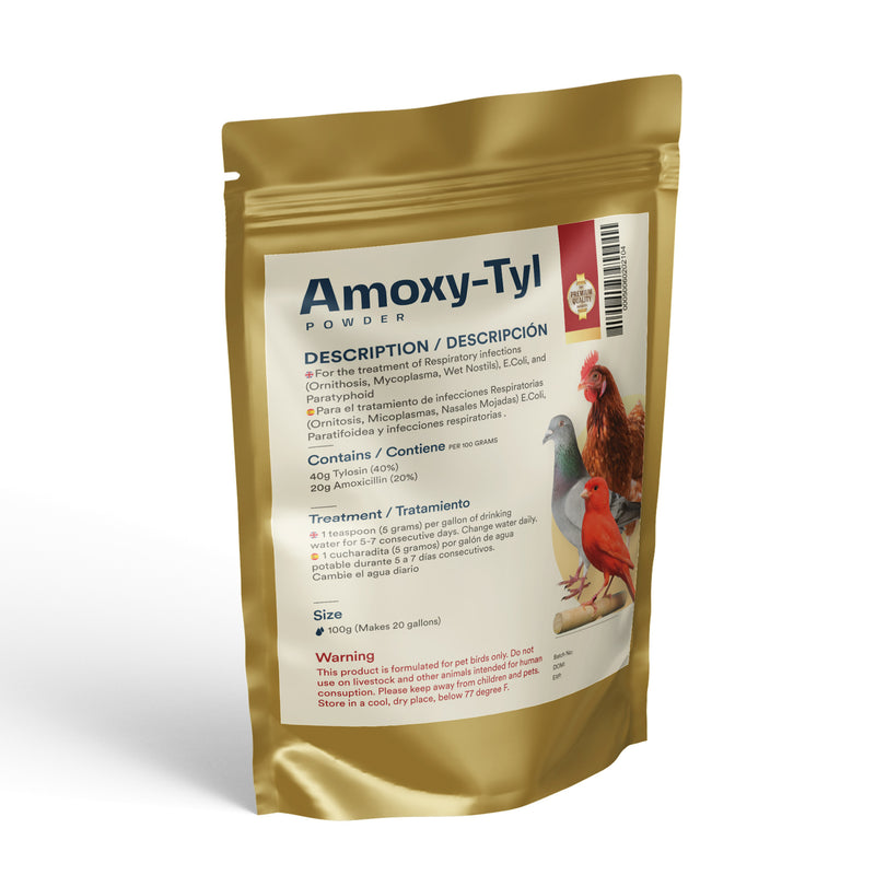 Amoxy-Tyl: For the Treatment of Ornithosis, Mycoplasma & More