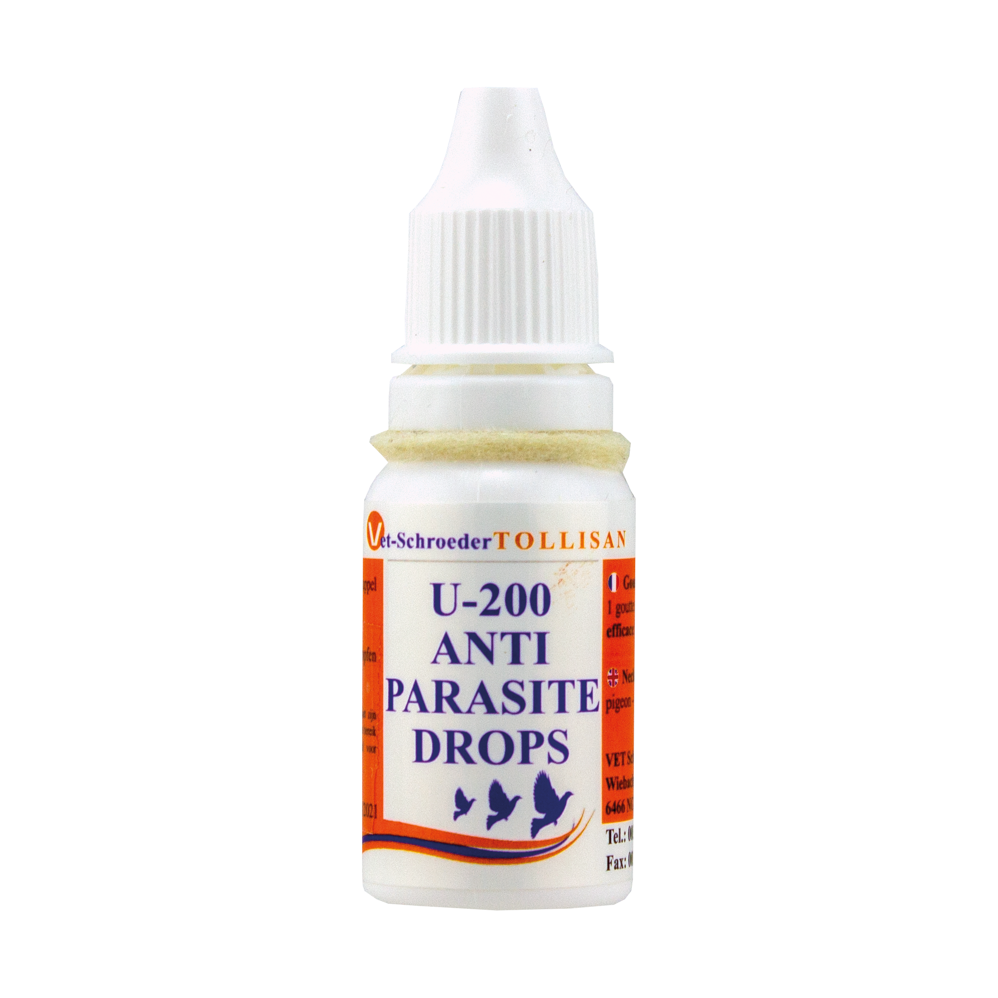 Anti-Parasite Drops for Racing Pigeons – 12 Month Protection Against Parasites & Vermin | Long-Lasting Pigeon Neck Drops (Vet Schroeder)