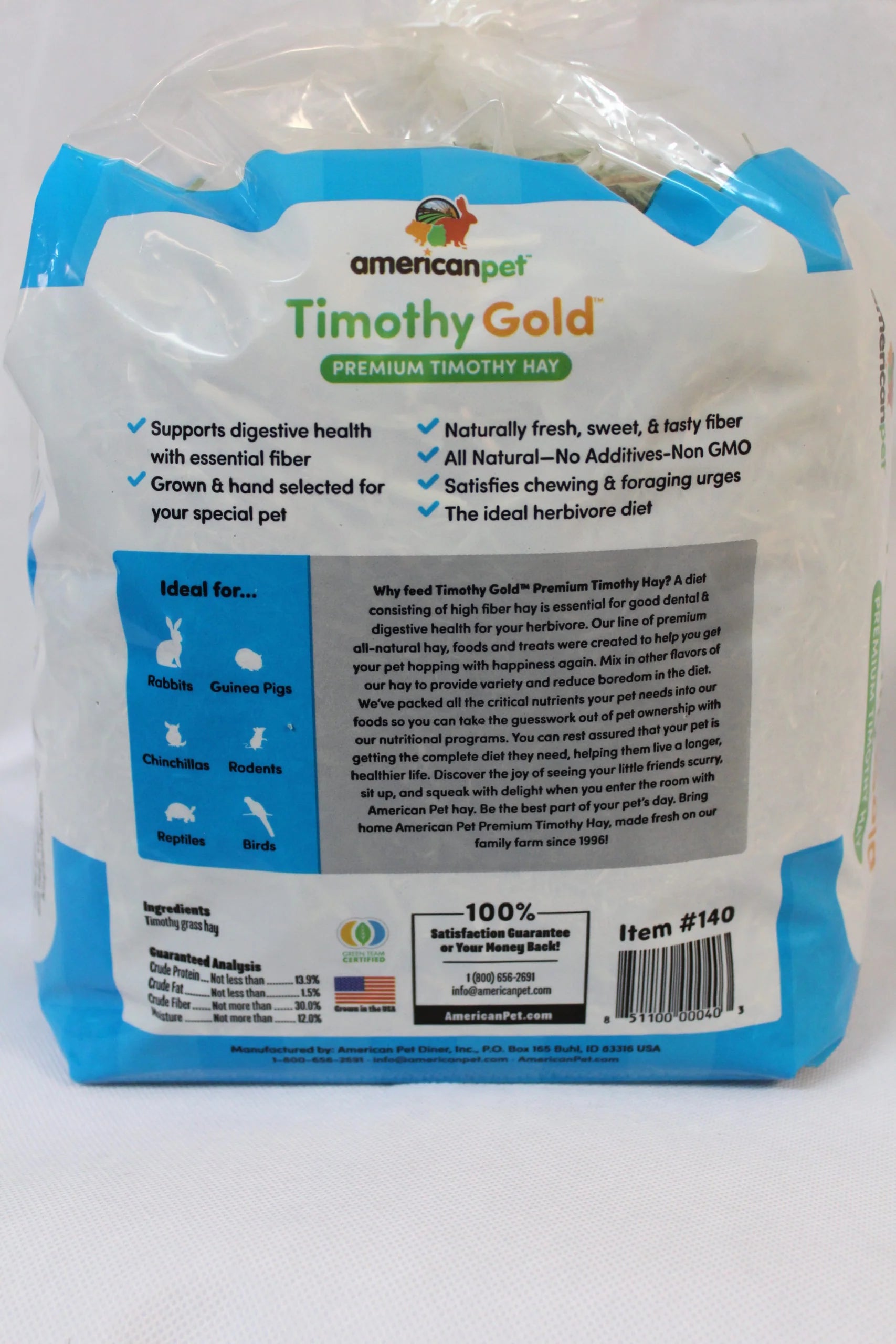 Gold Timothy Hay - 2nd Cut (American Pet)