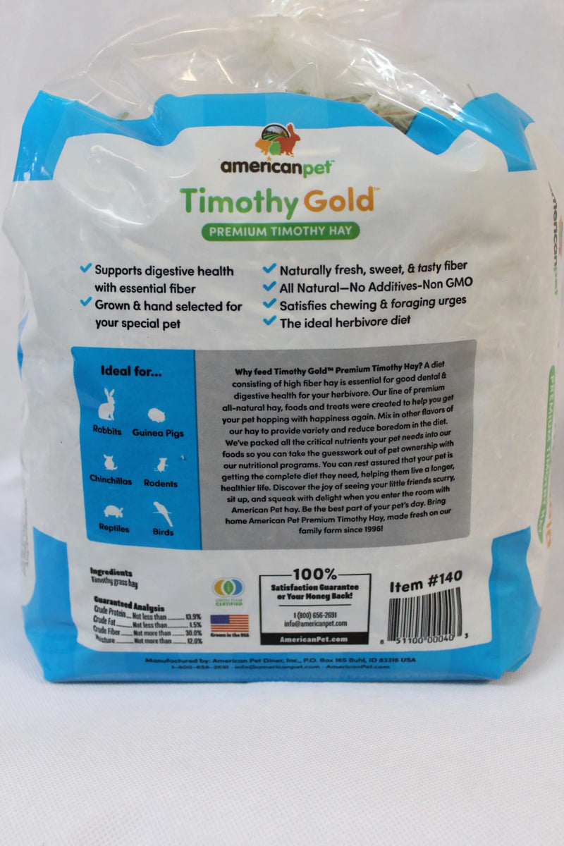 Gold Timothy Hay - 2nd Cut (American Pet)