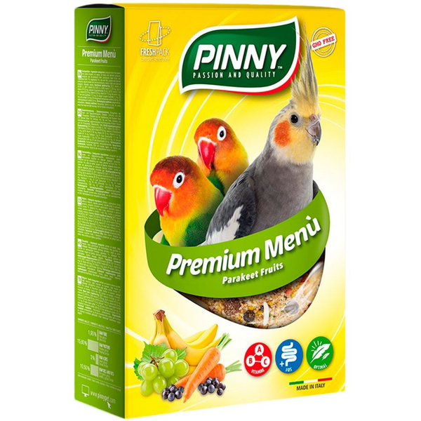Premium Menu Parakeets Fruits (Pinny)