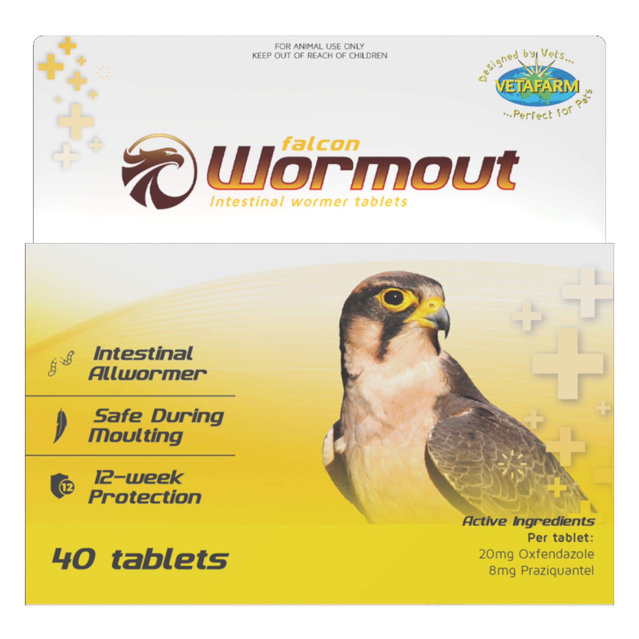 Falcon Wormout (Vetafarm) - Effective Bird Wormer for Intestinal Worms in Falcons