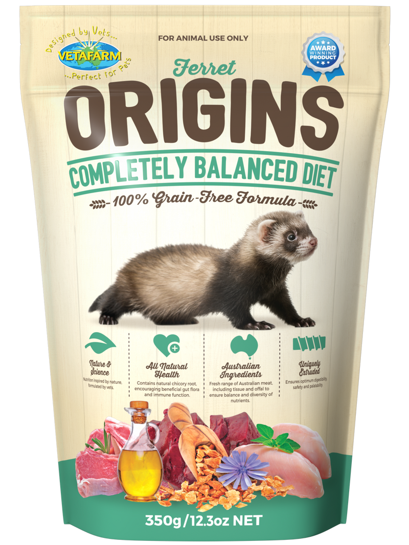 Origins Ferret Diet - Complete diet 100% grain-free (Vetafarm)