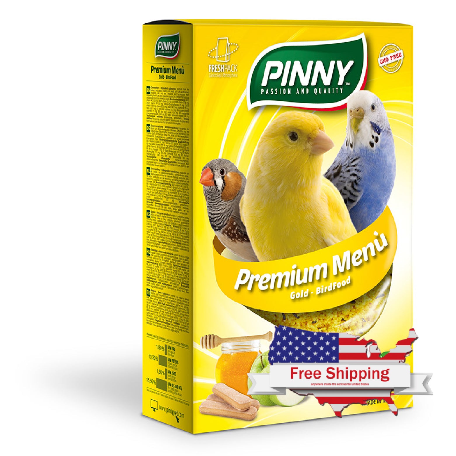 Premium Menu Gold (Pinny) - Bird Soft Food/Complete Diet for Birds