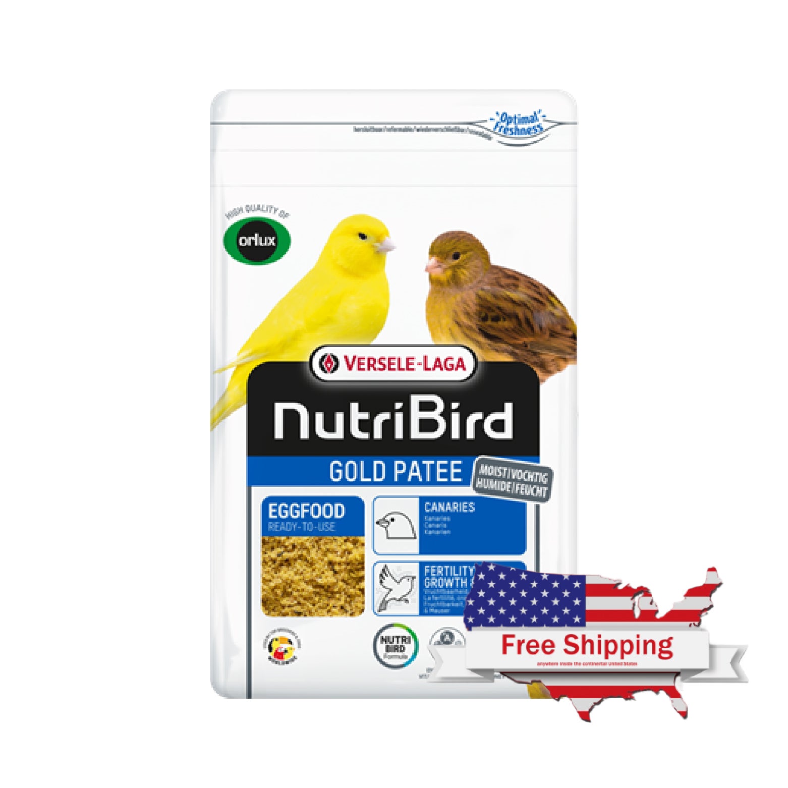 Gold Patee Yellow (Versele-Laga) Premium Eggfood for Canaries & Finches