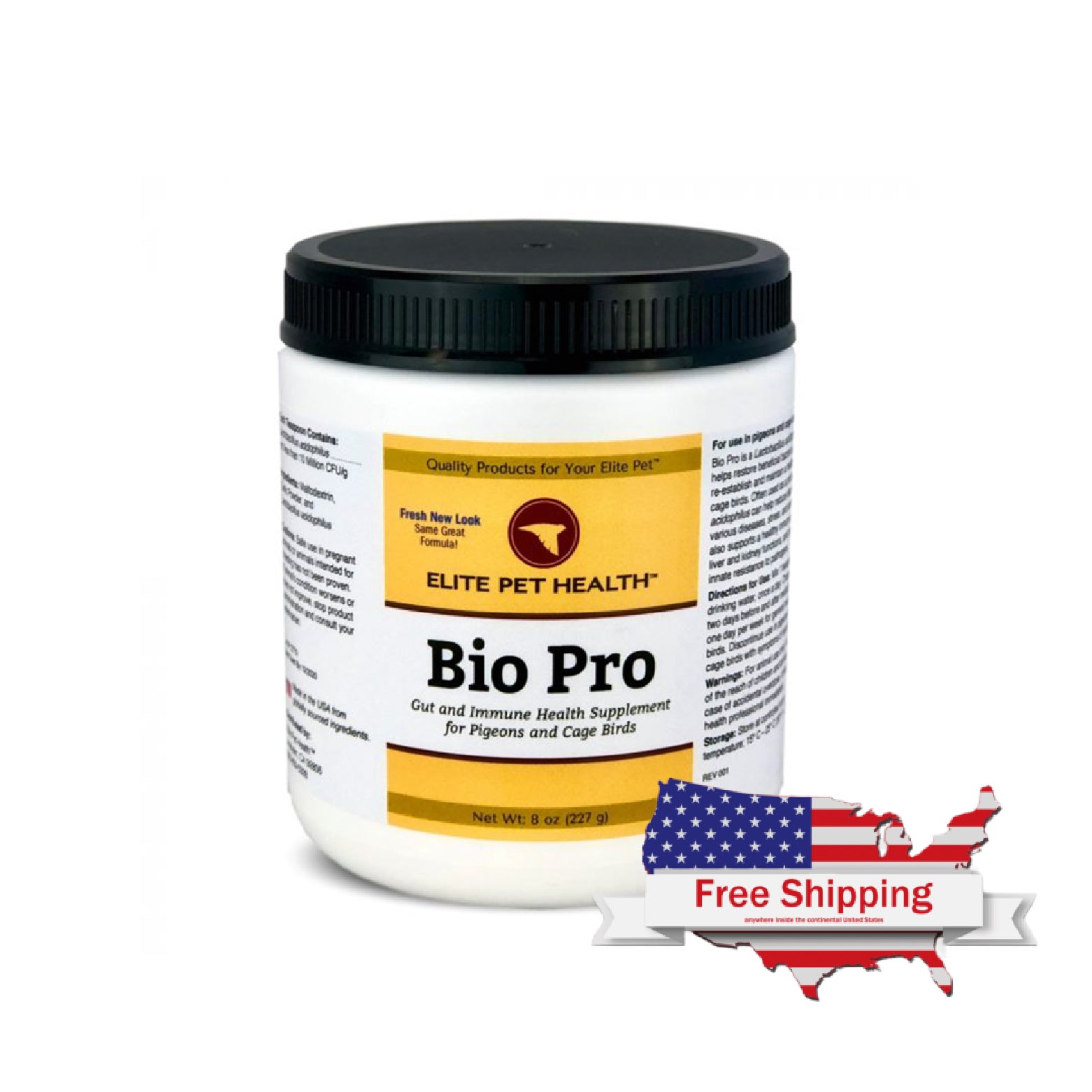 Bio Pro (Elite Pet) Acidophilus for Birds and Pigeon Probiotic Solution