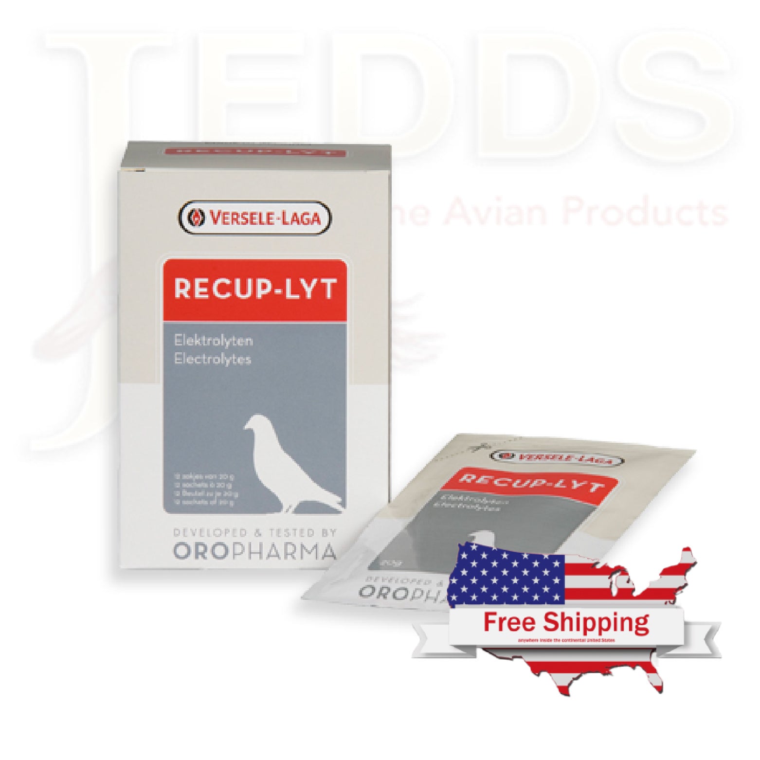 Recup-Lyt (Versele-Laga) for Pigeon Recovery and Racing Pigeon Electrolytes