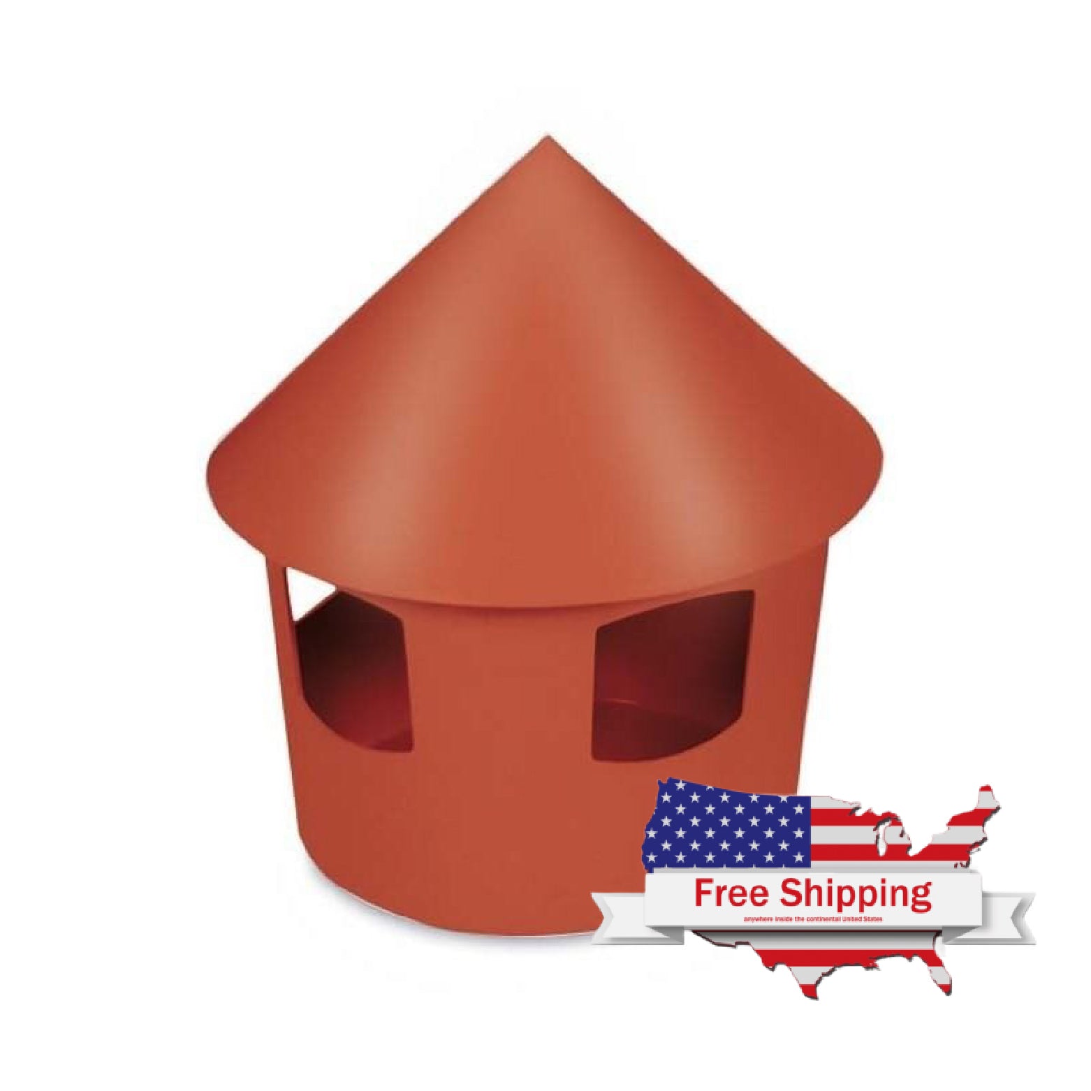 Fountain Plastic (Copele) Water Feeder for Birds/Pigeon Waterer