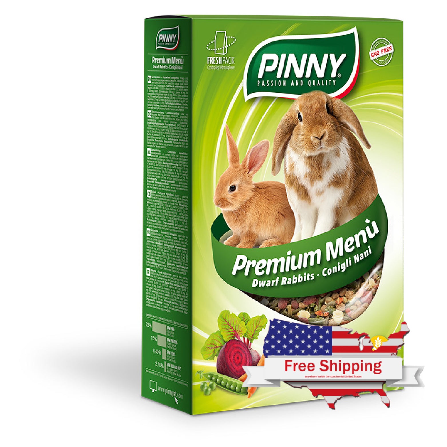Premium Menu for Rabbits (Pinny) - Quality Rabbit Food