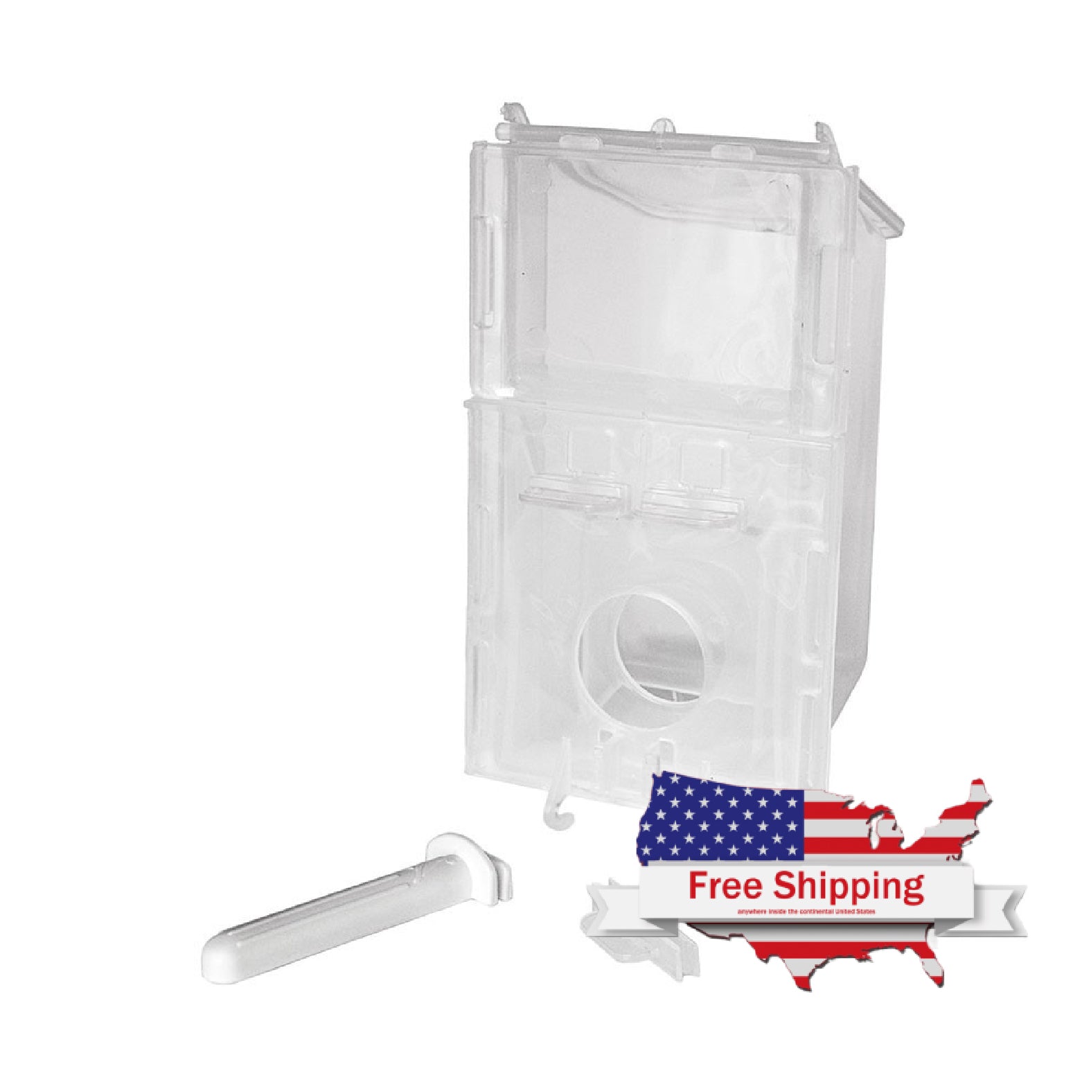 Plastic Hopper Feeder for Cagebirds (Copele): Bird Feed Hopper/No Waste Bird Feeder