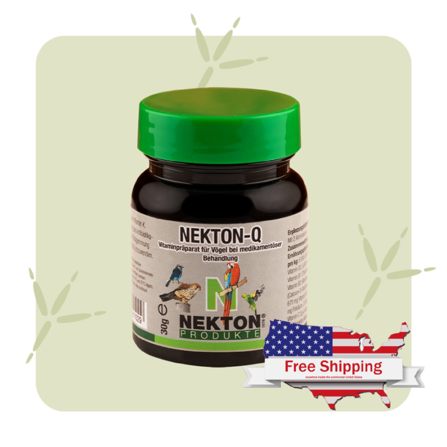 NEKTON-Q – Multi-Vitamin Support for Birds During Medication & Recovery