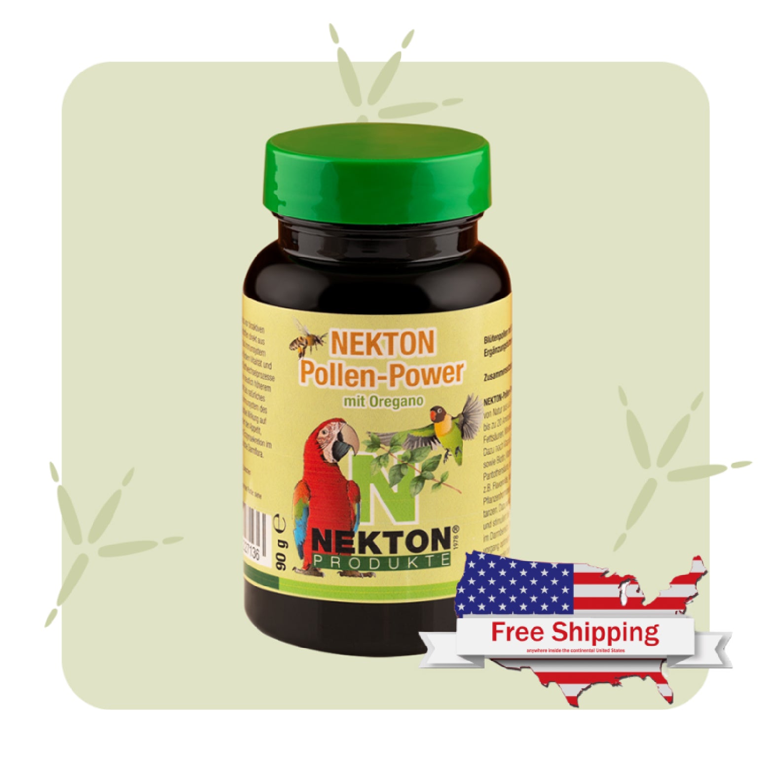 NEKTON-Pollen-Power with Oregano – Immune & Vitality Boost for Birds