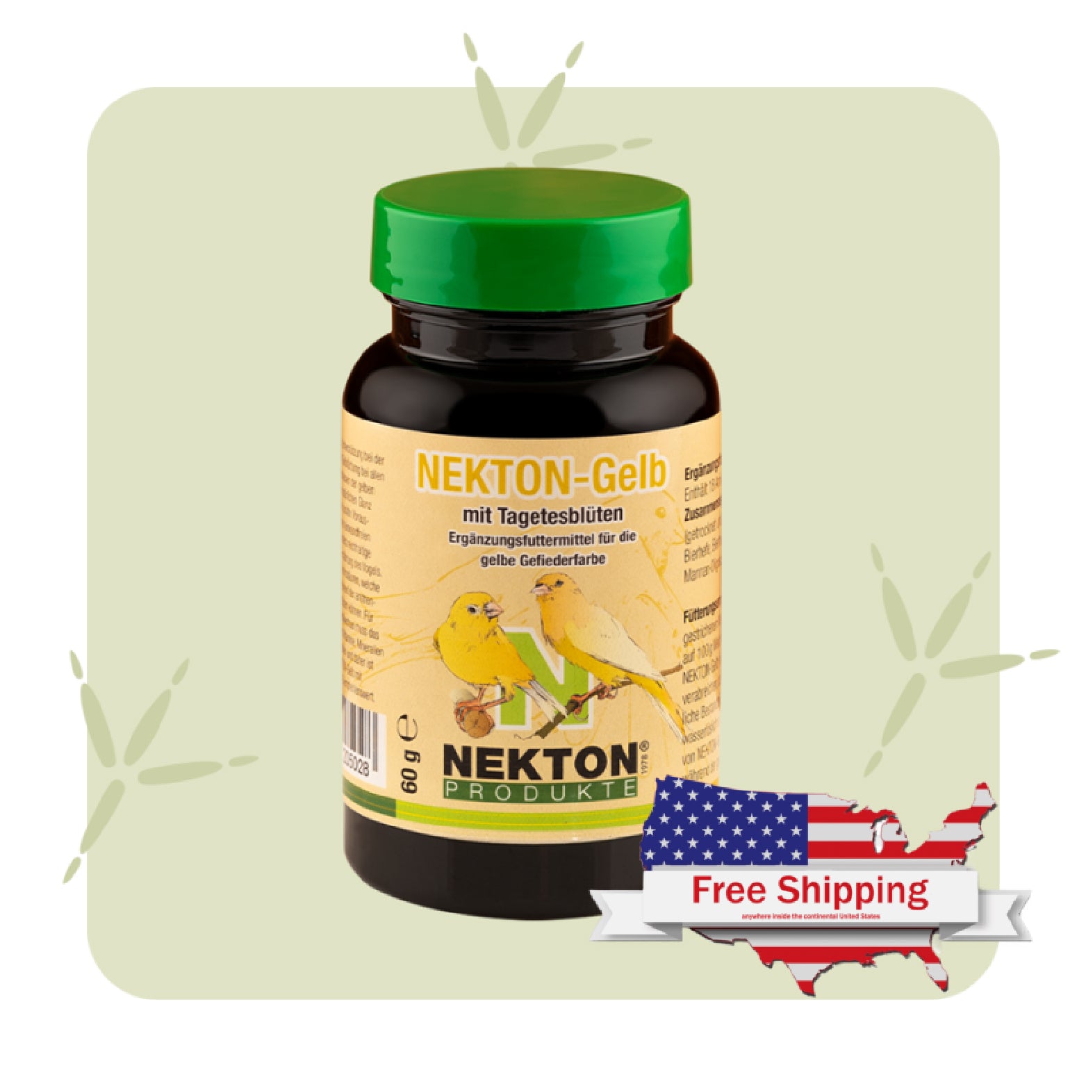 NEKTON-Gelb Supplement for Birds – Enhances Yellow Plumage & Supports Molting