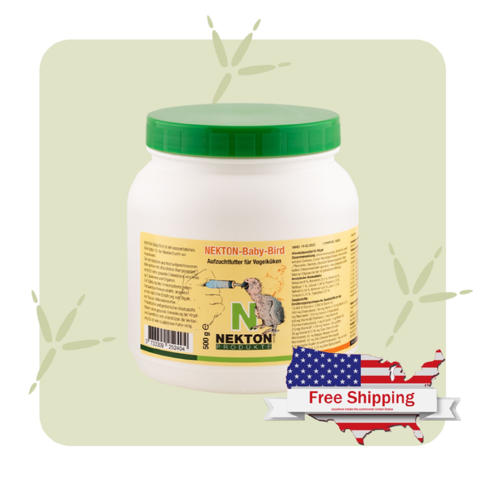 NEKTON-Baby-Bird – Complete Hand-Rearing Feed for Baby Birds