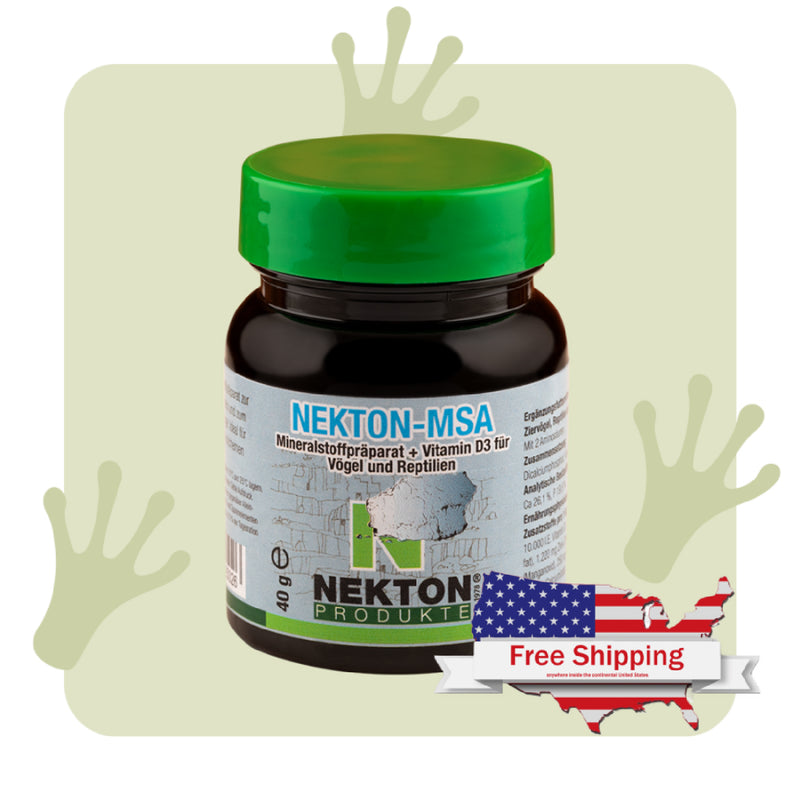NEKTON-MSA Mineral Supplement with Vitamin D3 for Birds, Reptiles & Amphibians