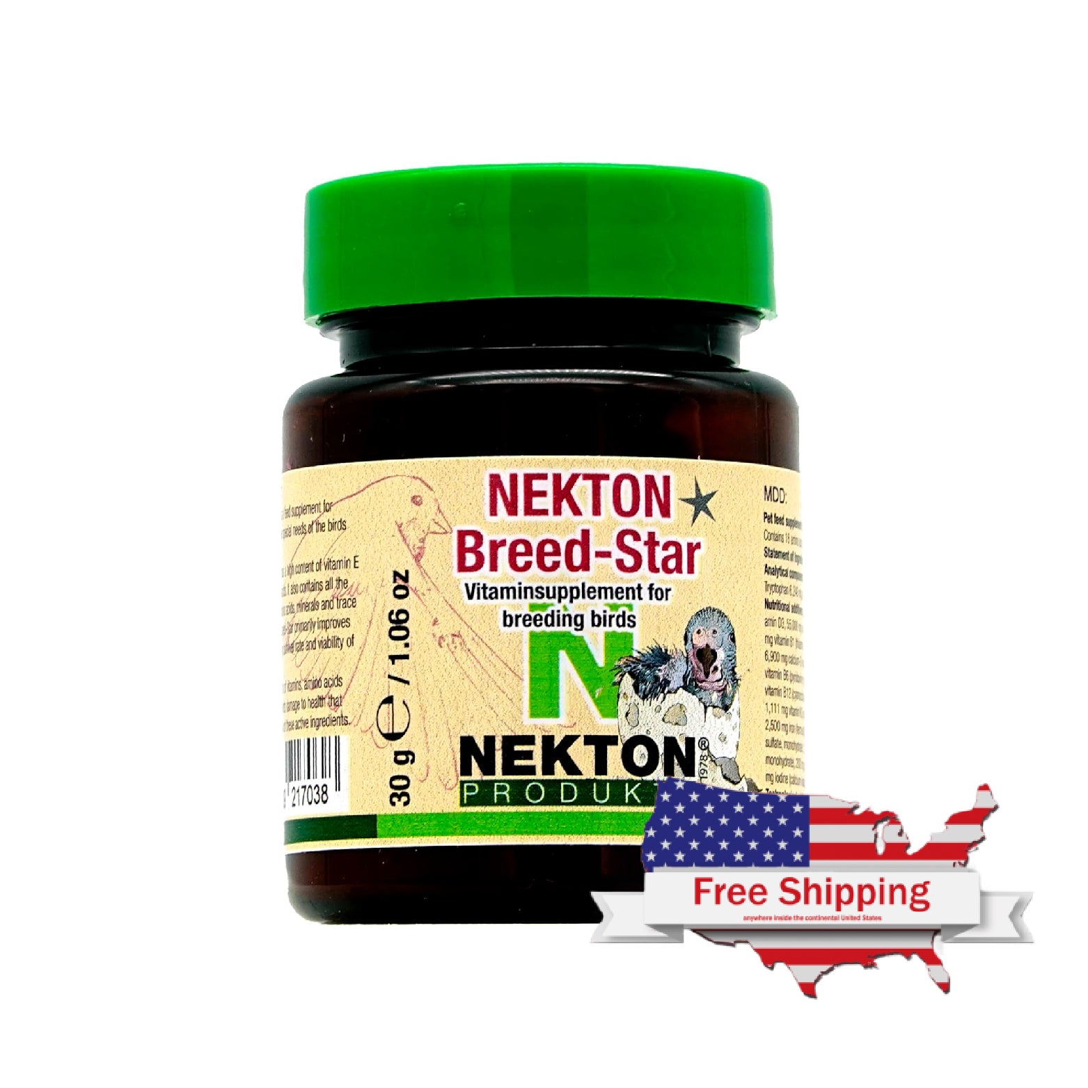 Nekton Breed-Star: Fortified Breeding Supplement for Birds