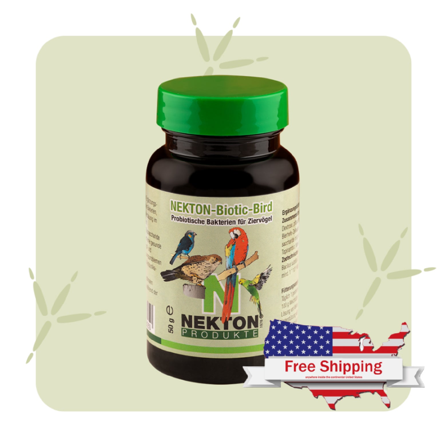 NEKTON-Biotic-Bird Probiotic Supplement for Birds – Supports Digestion, Gut Health & Recovery