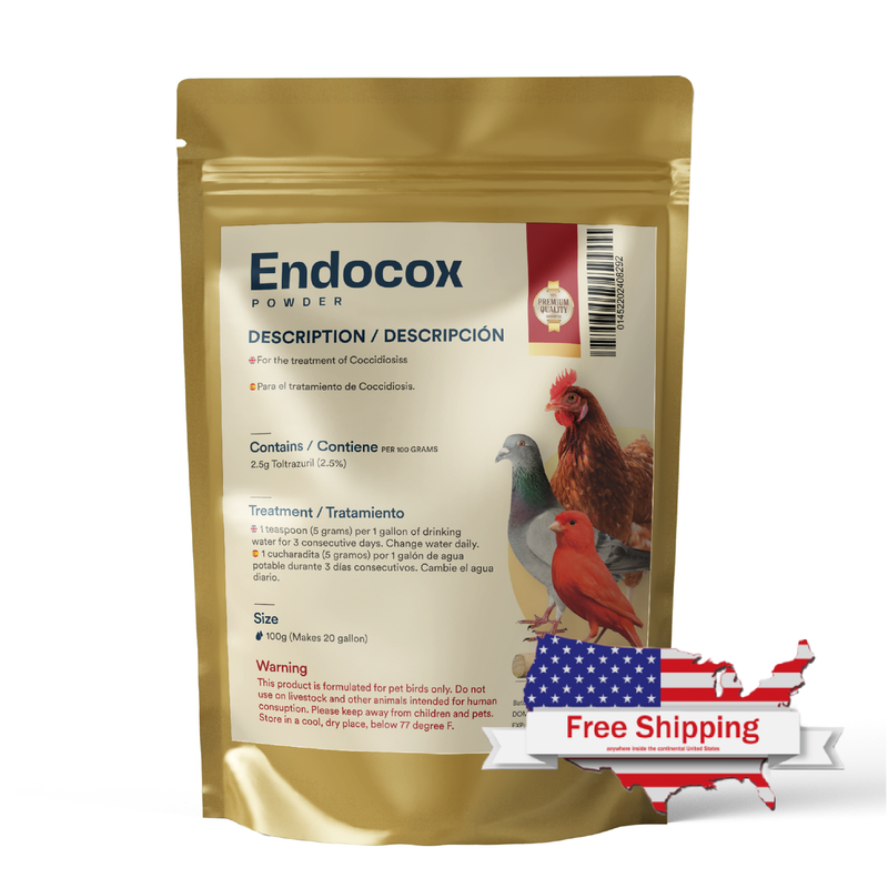 Endocox Powder for Coccidiosis: Effectively Controls this Bird Parasite Disease