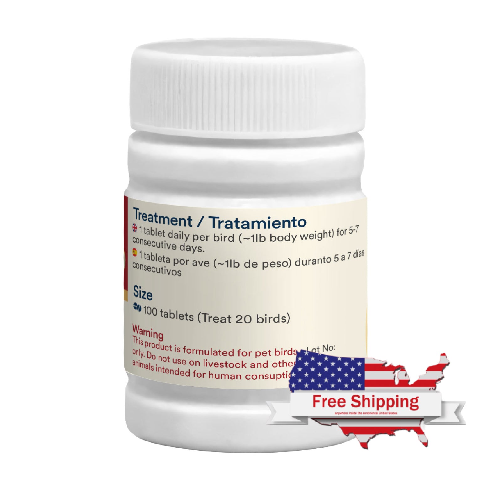 Bird Antibiotic Pill