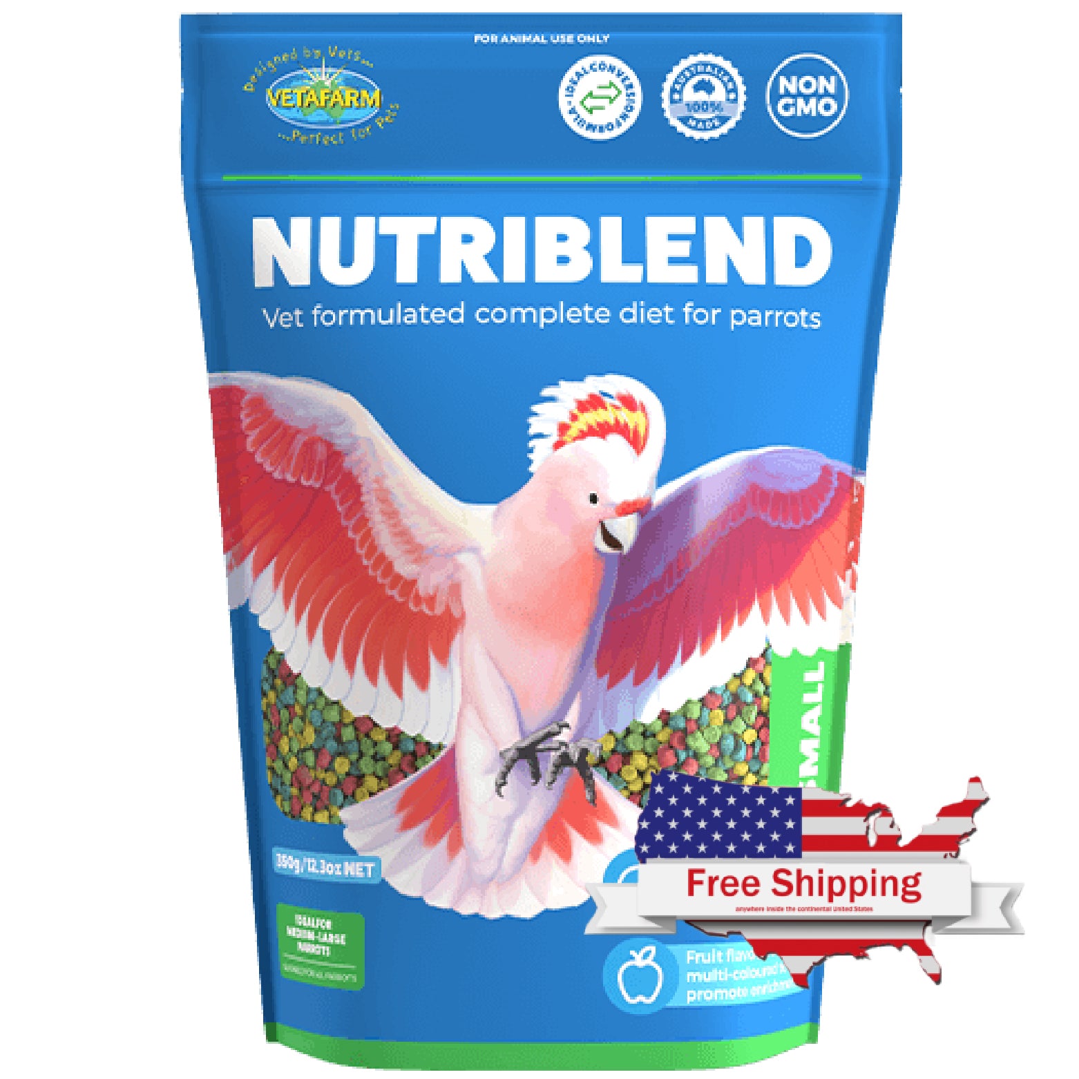 Nutriblend Small (Vetafarm) Parrot Pellets