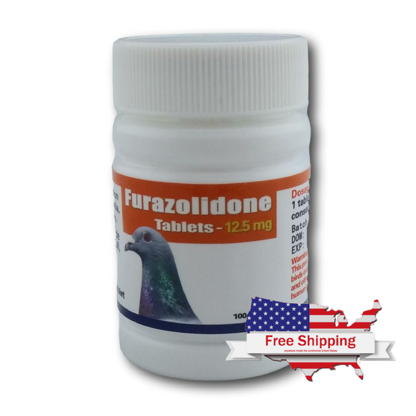 Furazolidone Tabs: Treats Bacterial Infections in Pigeons
