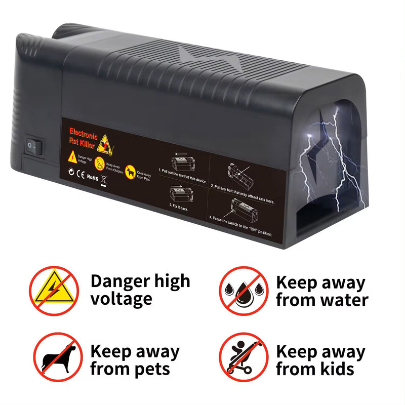 Rodent Device Controller X-PEST Electronic Rat and Mouse Killer - Smart Pest Control High Volta