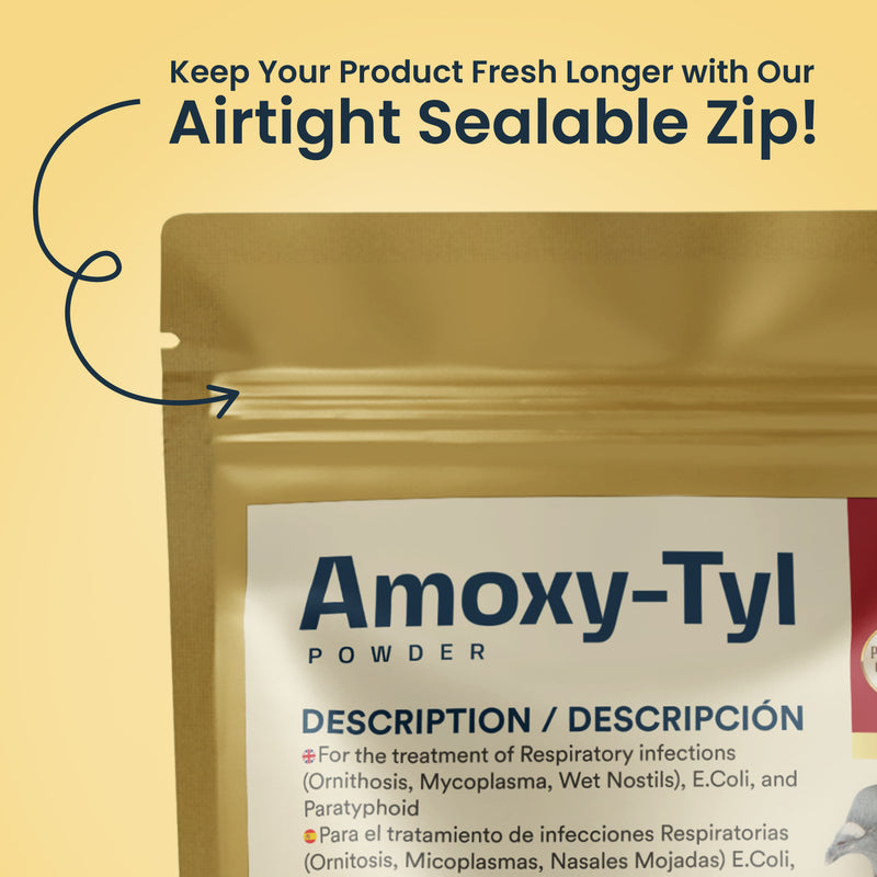 Amoxy-Tyl: For the Treatment of Ornithosis, Mycoplasma & More