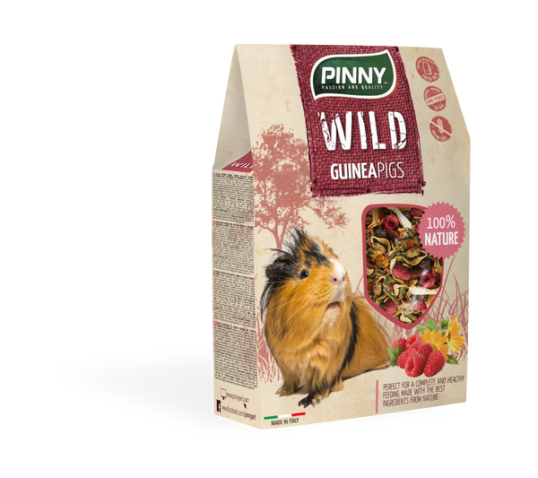 Wild Menu Guinea Pigs (Pinny) - Complete Feed for Guinea Pigs with Fruit, Vegetables, and Flowers (600g)