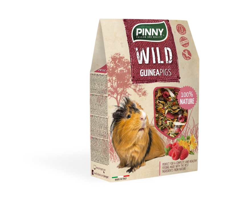 Wild Menu Guinea Pigs (Pinny) - Complete Feed for Guinea Pigs with Fruit, Vegetables, and Flowers (600g)