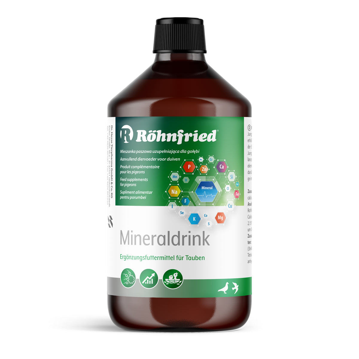 Mineraldrink (Rohnfried) Liquid Mineral Supplement for Breeders and Young Birds