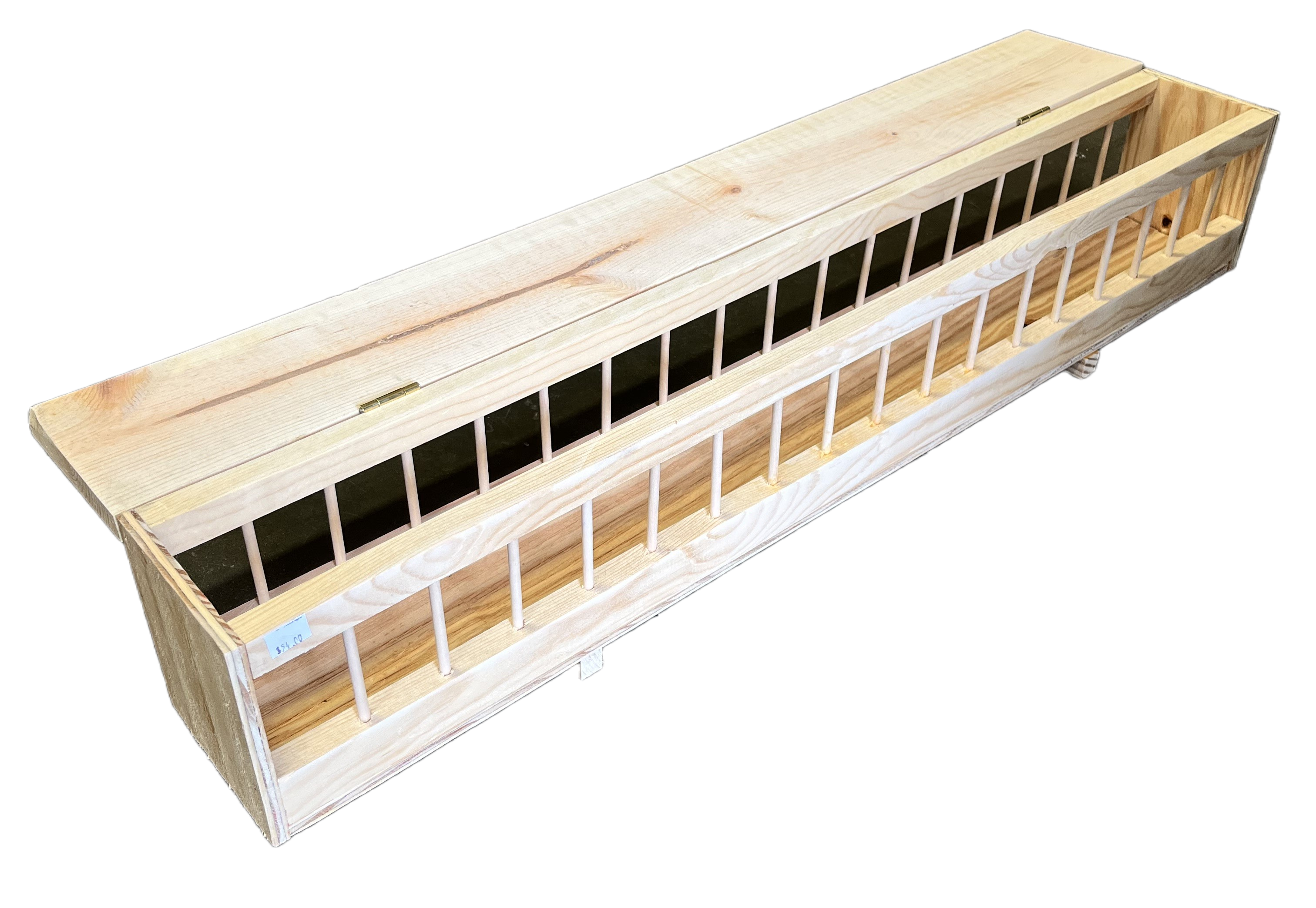 Brugge Box Feeder w/ Hinges, Wood