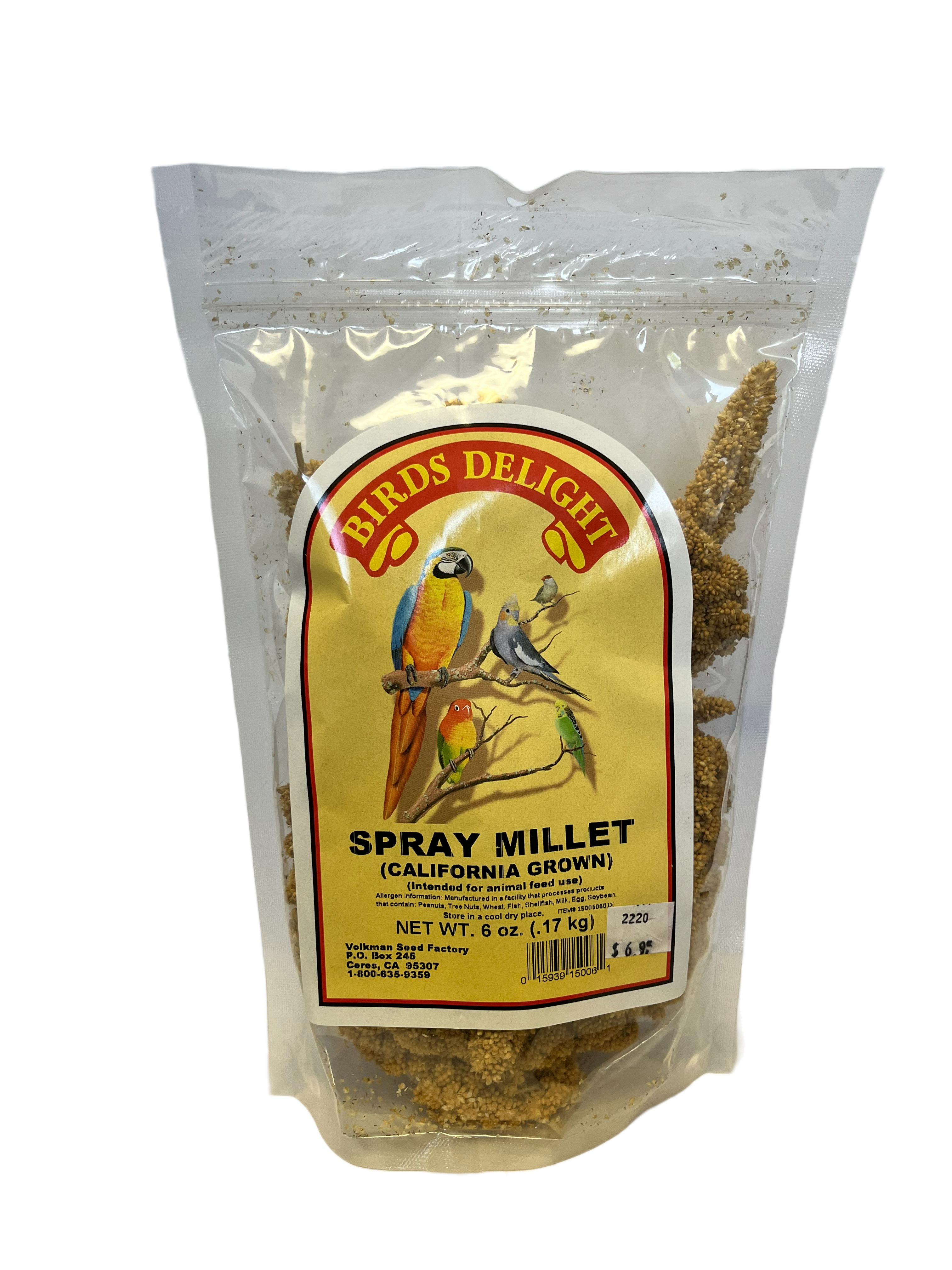 California Grown Spray Millet 6oz (Volkman)