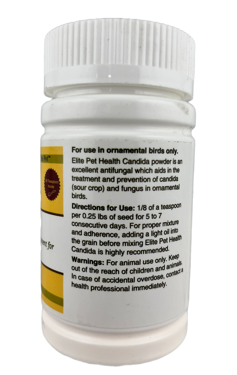 Candida Rash Powder Candida Powder (Elite Pet) Sour Crop Treatment & Candidiasis Treatment