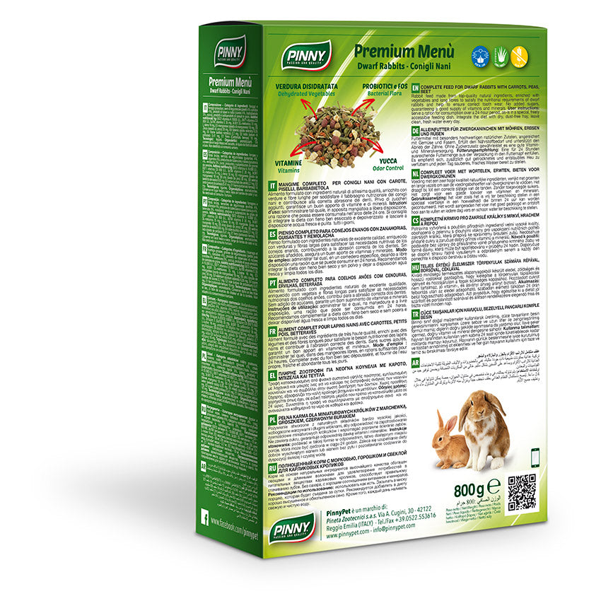 Back of Rabbit Food Box