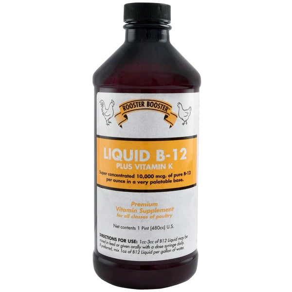 Rooster Booster Liquid Vitamin B-12 Super Concentrated - 16 oz