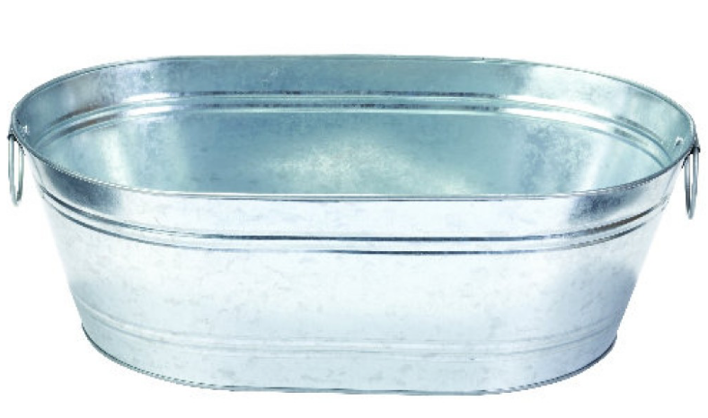 Little Giant Galvanized Oval Tub