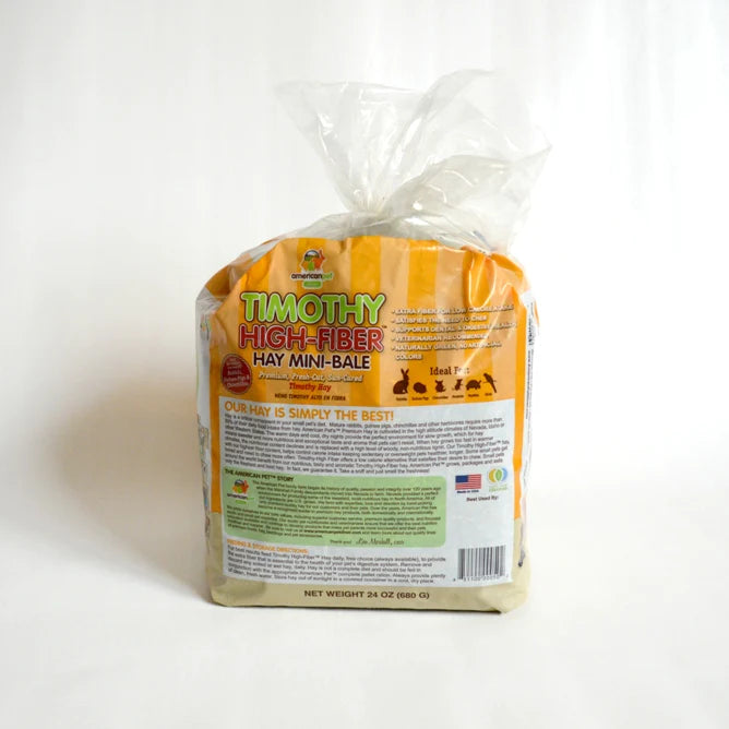 High Fiber Timothy Hay - 1st Cut (American Pet)