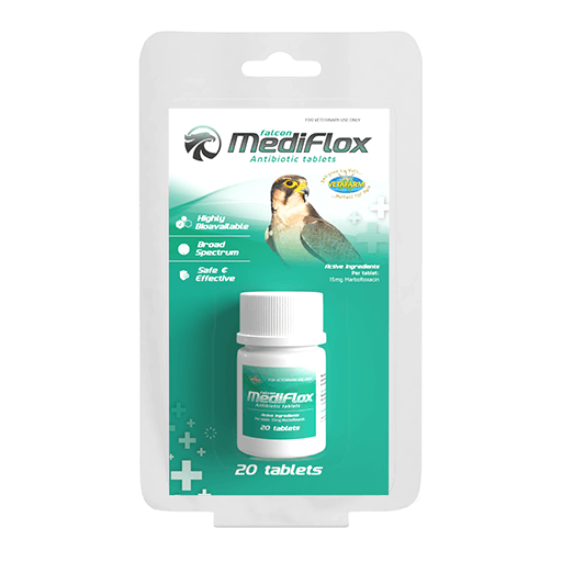 Falcon MediFlox - broad-spectrum treatment for falcons