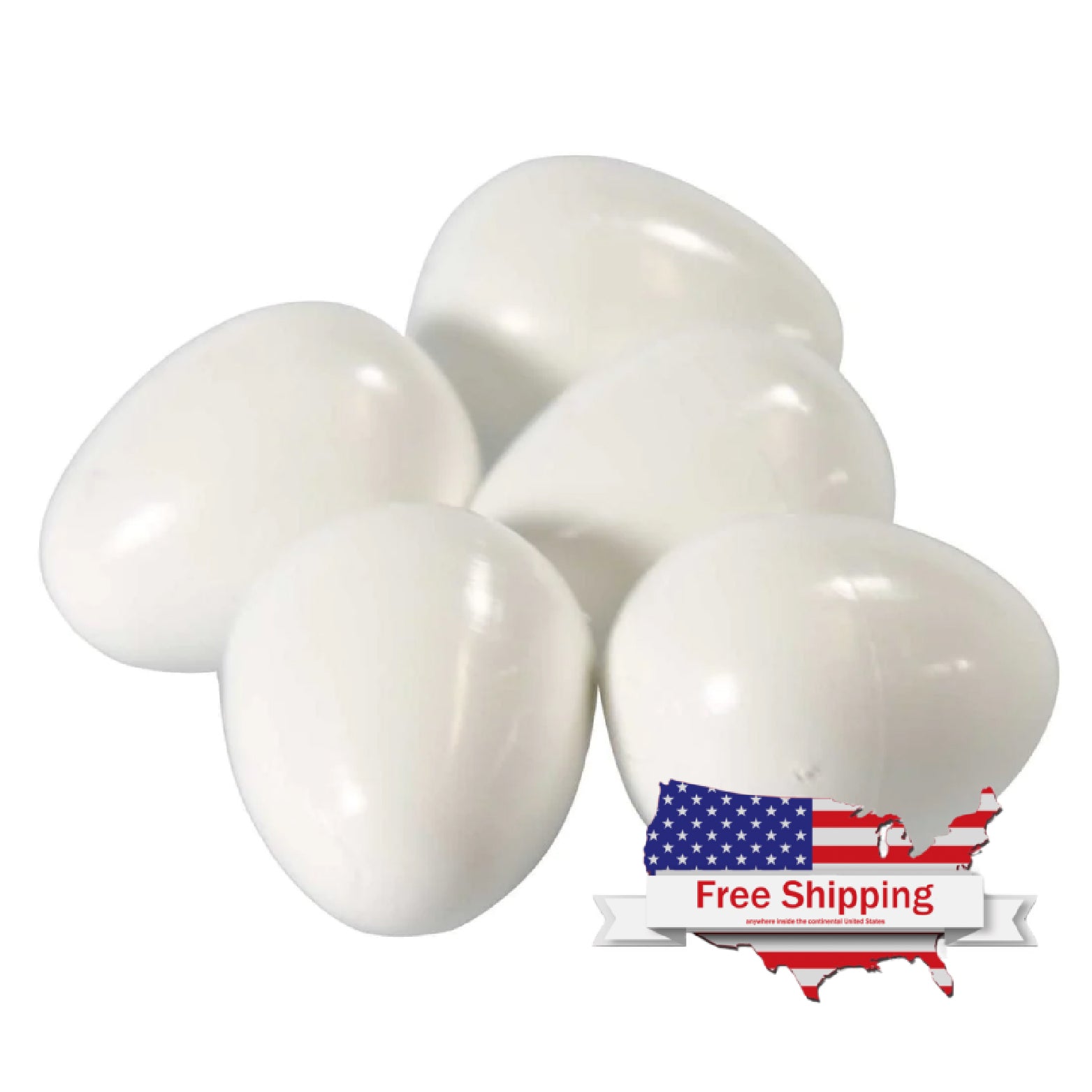 Medium Plastic Eggs for Parakeets (2GR)