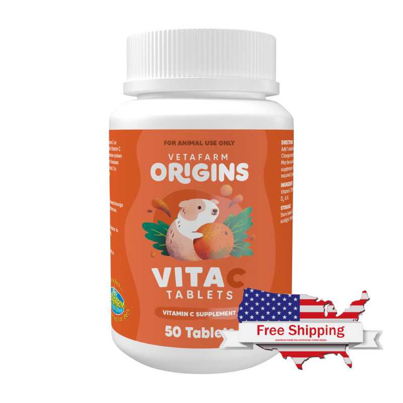 Origins Vita-C Tablets - Supplement for guinea pigs (Vetafarm)