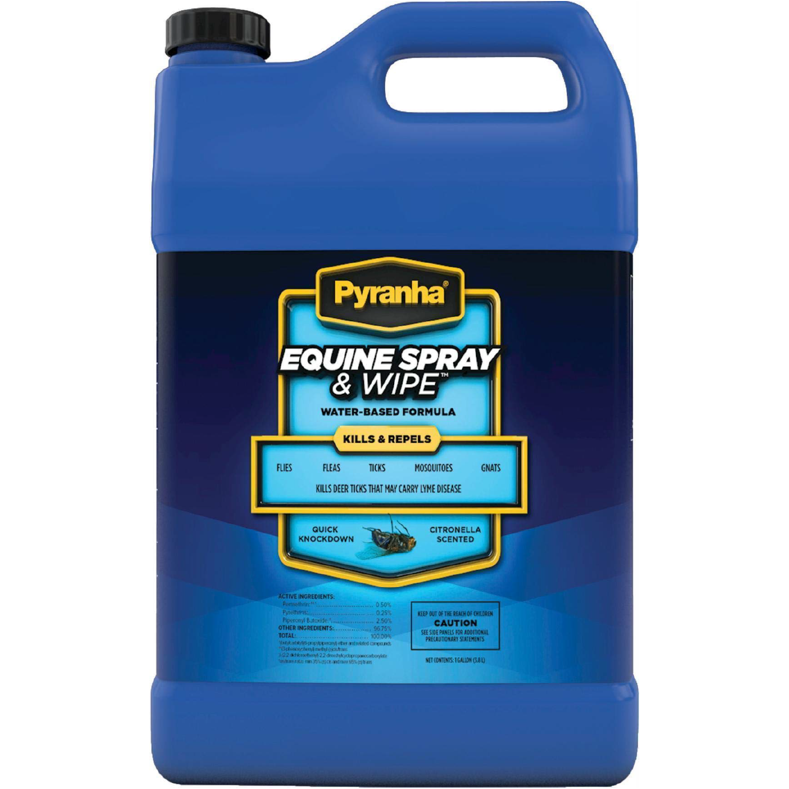 Pyranha Equine Spray & Wipe Insect Horse Repellent