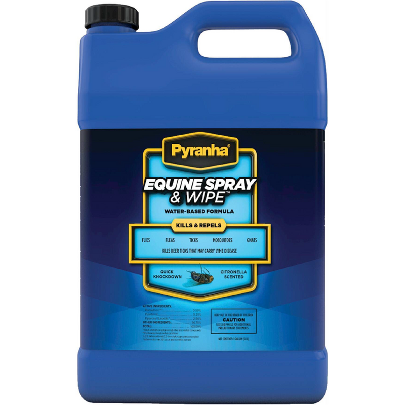 Pyranha Equine Spray & Wipe Insect Horse Repellent