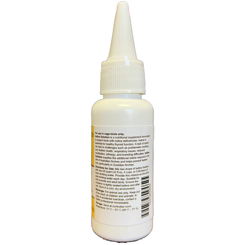 Iodine Solution for Birds - 30 ml (Elite Pet Health)