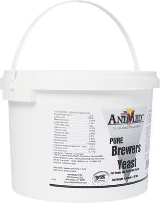AniMed Pure Brewers Yeast Horse Supplement, 4-lb tub