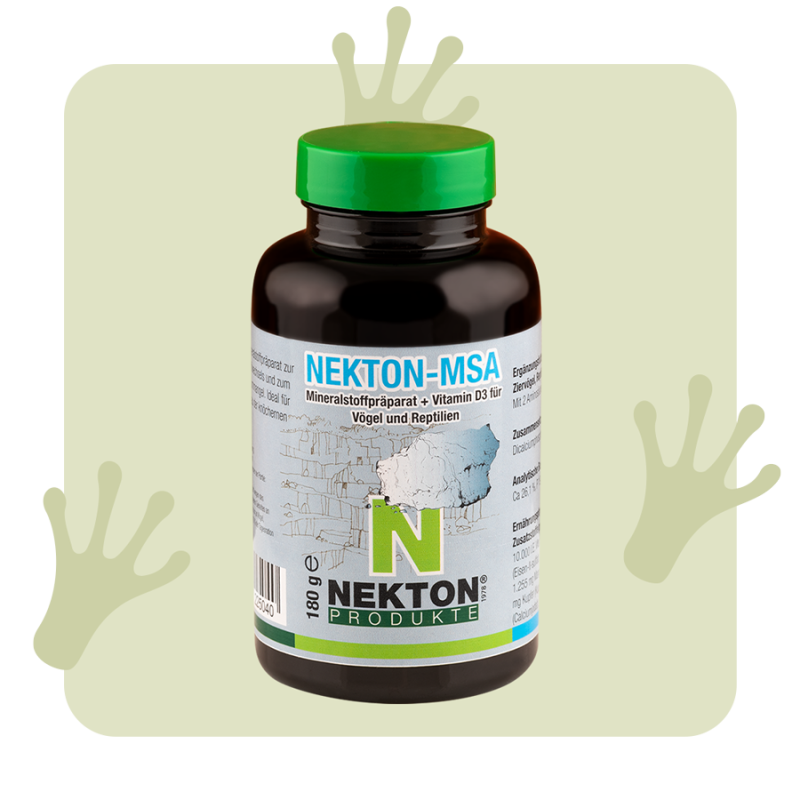 NEKTON-MSA Mineral Supplement with Vitamin D3 for Birds, Reptiles & Amphibians