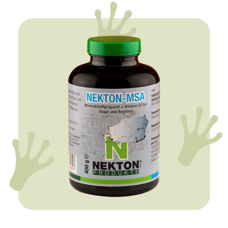 NEKTON-MSA Mineral Supplement with Vitamin D3 for Birds, Reptiles & Amphibians