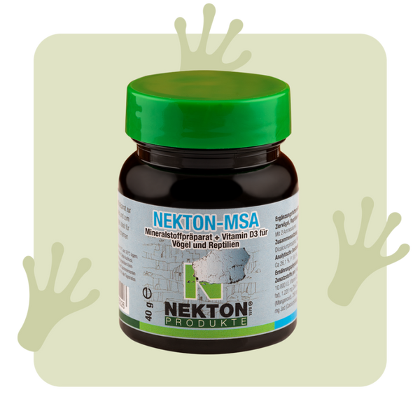 NEKTON-MSA Mineral Supplement with Vitamin D3 for Birds, Reptiles & Amphibians