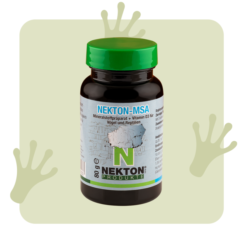 NEKTON-MSA Mineral Supplement with Vitamin D3 for Birds, Reptiles & Amphibians